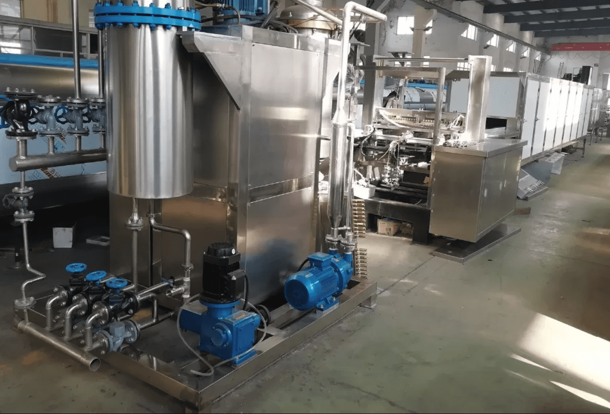 Pouring Slurry Into Mold & Cooling